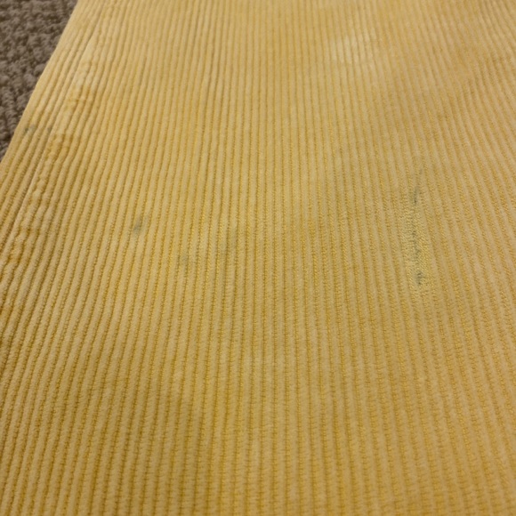 Yellowish orange corduroy flare jeans - Picture 5 of 5